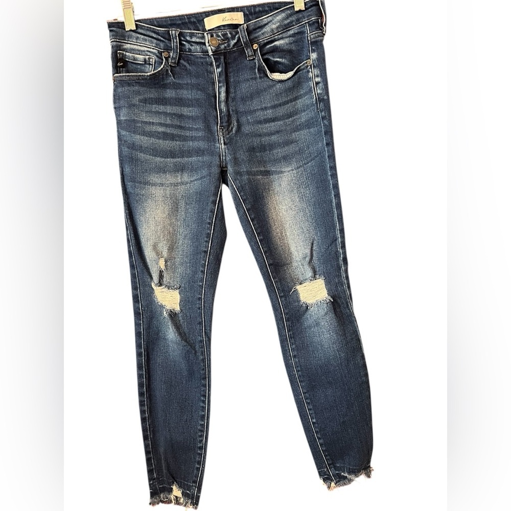 KanCan Dark Blue Distressed Skinny Jeans ESTILO 9/27